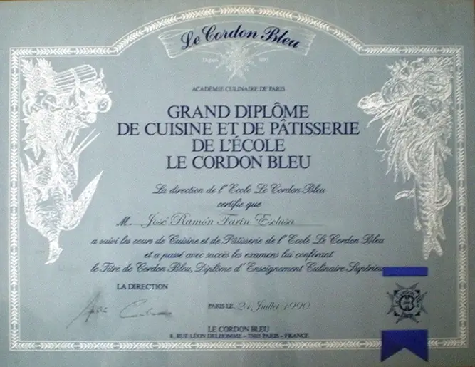 Diploma Cordon Blue