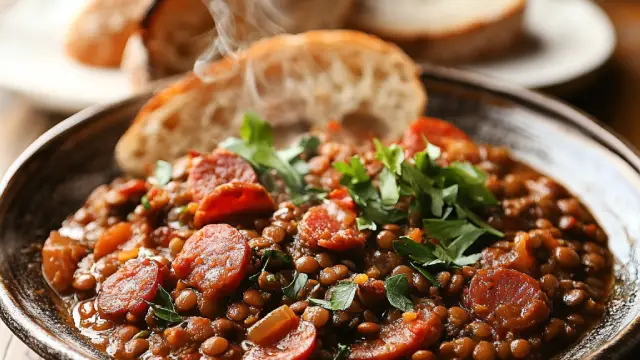 Lentejas con chorizo