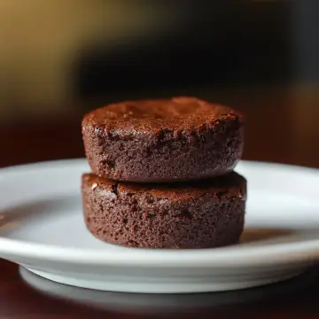 Brownies horneados y desmoldados