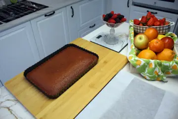 Bizcocho recien salido del horno