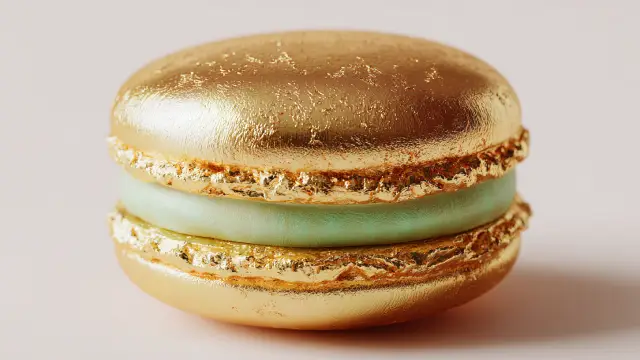 Macaron dorado