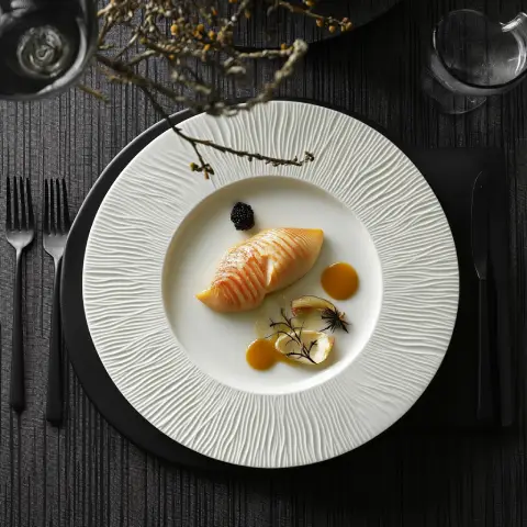 calamar con salsa de miso