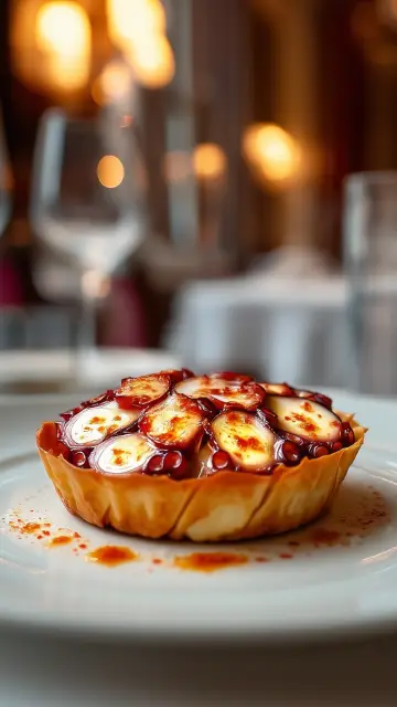 Tartaleta de pulpo a la gallega