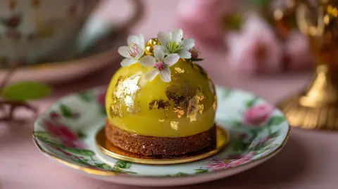 Bombón de Foie, Piña y Brioche Tostado