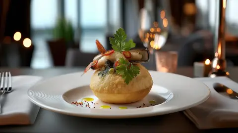 Patatas Chips, Romesco y Navajas - La tapa que mezcla mar, historia y territorio.