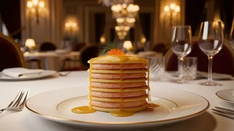 Entrante de Restaurante Hecho en Casa | Tortitas Saladas y Paté de Salmón