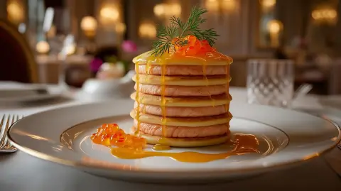 Tortitas Saladas con Paté de Salmón y Salsa Cítrica