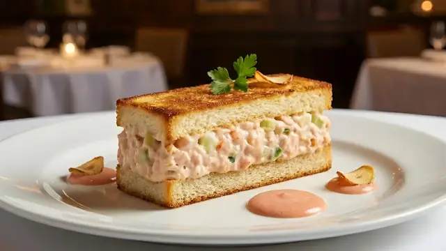 Sándwich de Langostinos al Ajillo con Ajetes | Receta Michelin