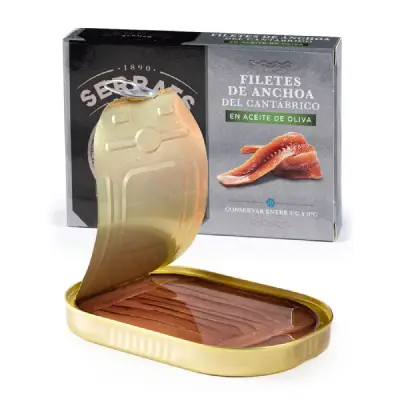 Anchoas en aceite de oliva Serrats- Conserva Premium