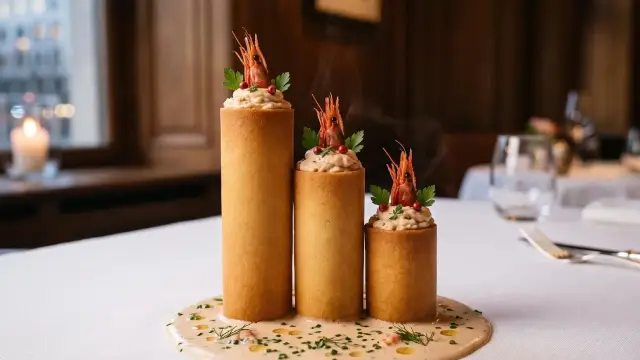 Canelones de Gambas al Ajillo y Bechamel de sus Cabezas: el plato que no vas a poder olvidar